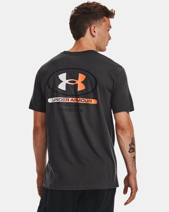 Men's UA Global Lockertag Short Sleeve, Gray, pdpMainDesktop image number 1